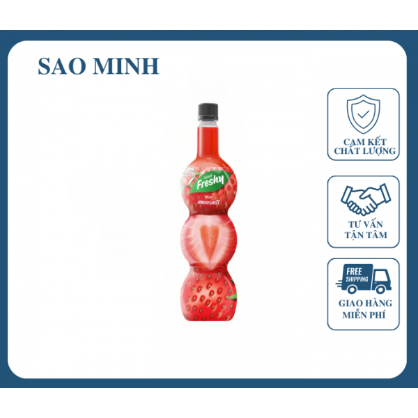 Syrup Freshy Dâu 750ml